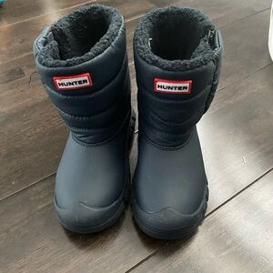 Children's Black Snow Boots